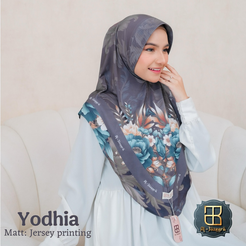 AL JAZEERA YODHIA // HIJAB BERGO MOTIF PRINTING JODHIA BY AL JAZEERA