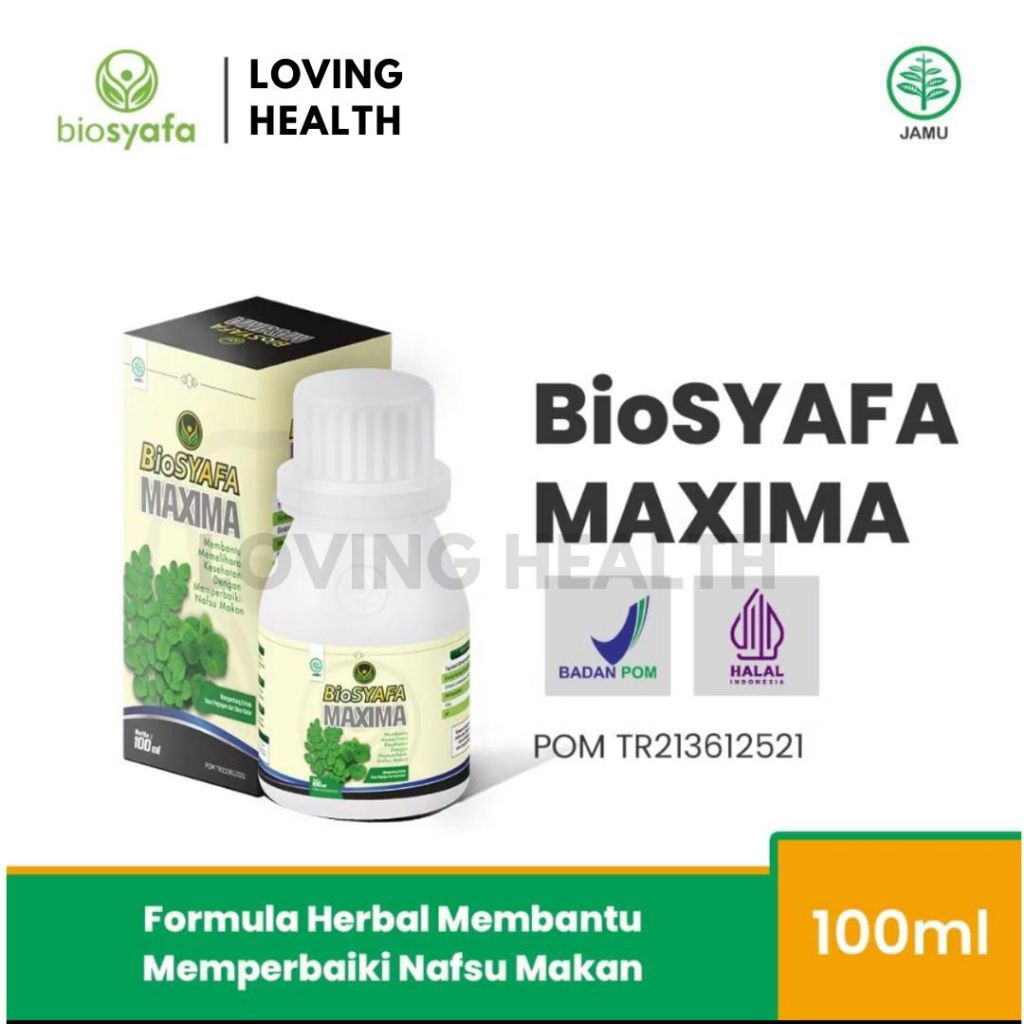 NEW MAXIMA - BIOSYAFA G18 100 - BIO SYAFA G 18 100 ML BPOM TR PALING MURAH
