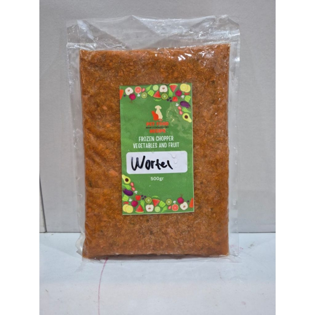 

JPS - Pet food Recipe - 500gram - Carrot Frozen