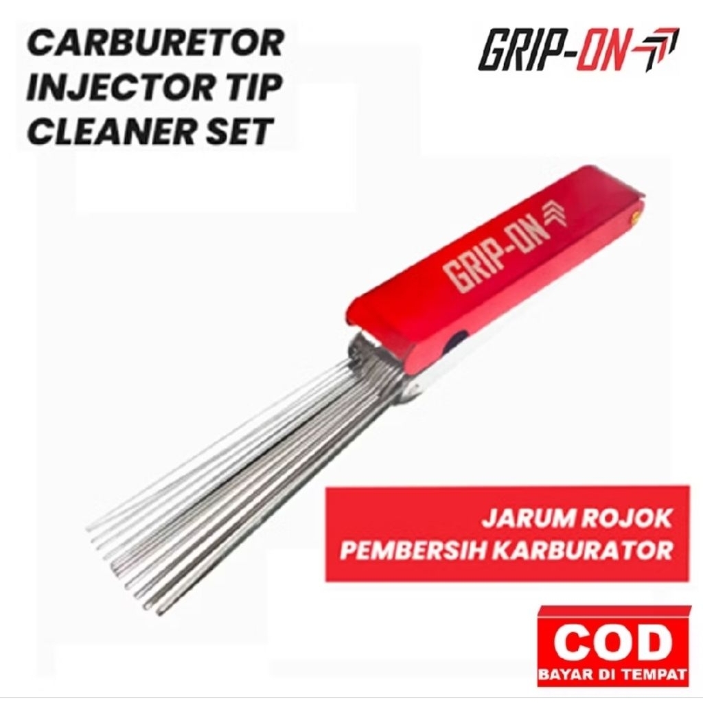 GRIP ON 60-501 jarum rojok pembersih pembesar karburator 13 pcs