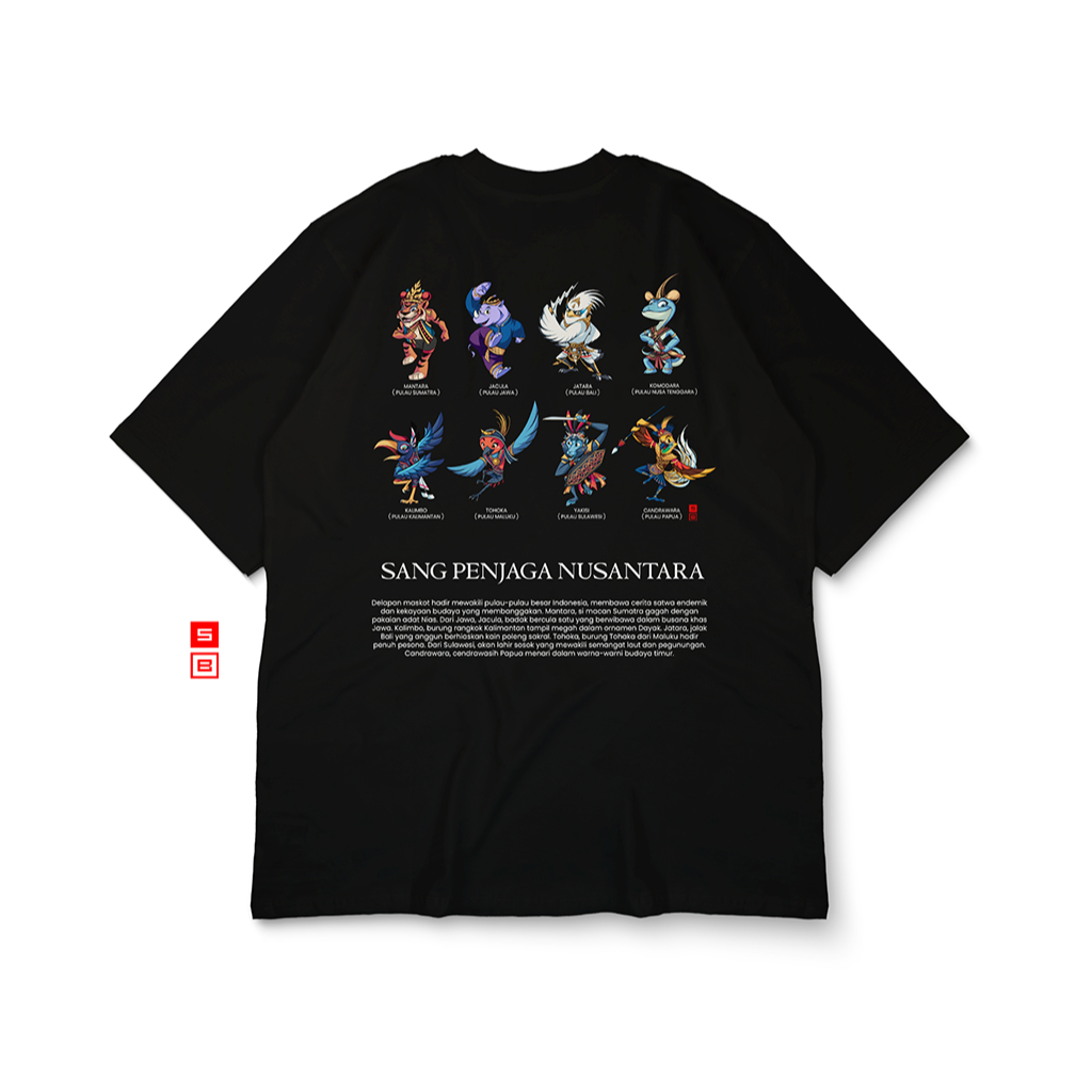OVERSIZE SANG PENJAGA NUSANTARA ( SENIMAN BOCAH BALI STYLE ®)