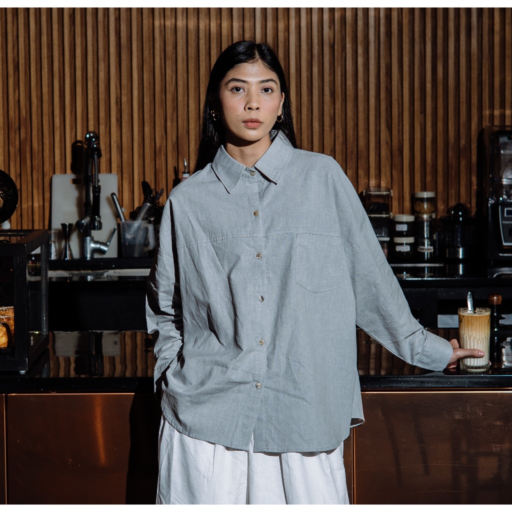 NYMPH Oriane Kemeja Wanita Tangan Panjang