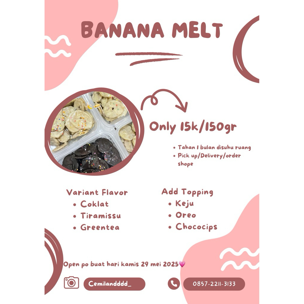 

banana melt(keripik pisang)