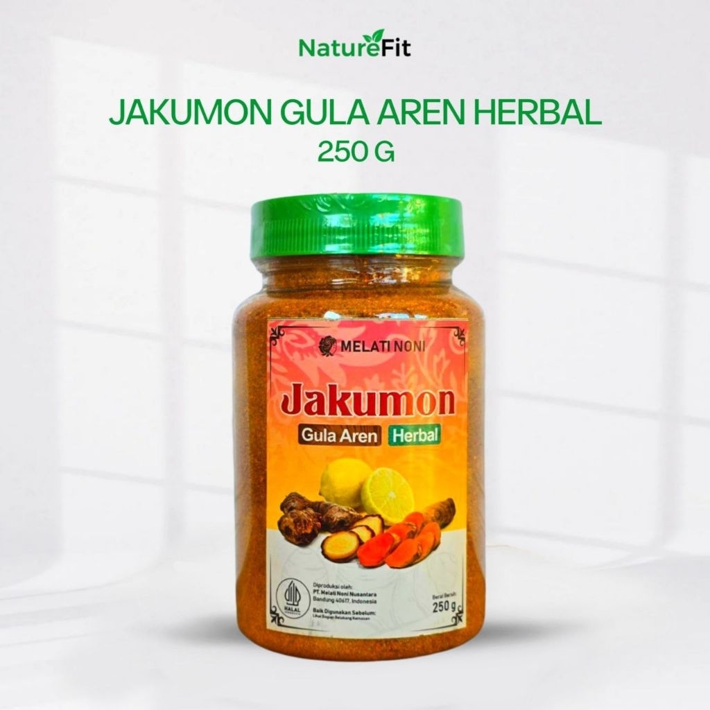 

Jahe Merah Kunyit Lemon Jeruk Nipis Gula Aren Bubuk Murni Jamu Jakumon Herbal Melati Noni Original 250GR
