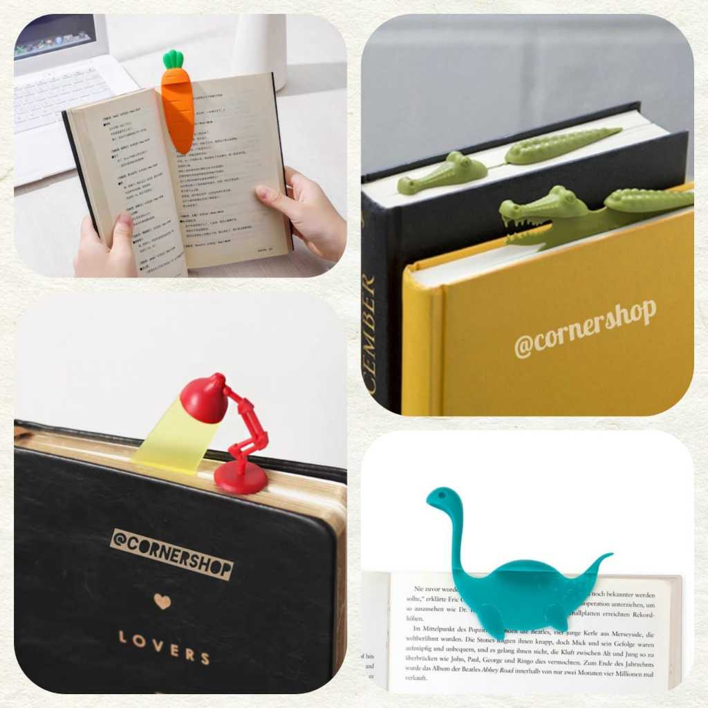 

[Corner Shop] Bookmark Book Mark Penanda Buku Pembatas Buku