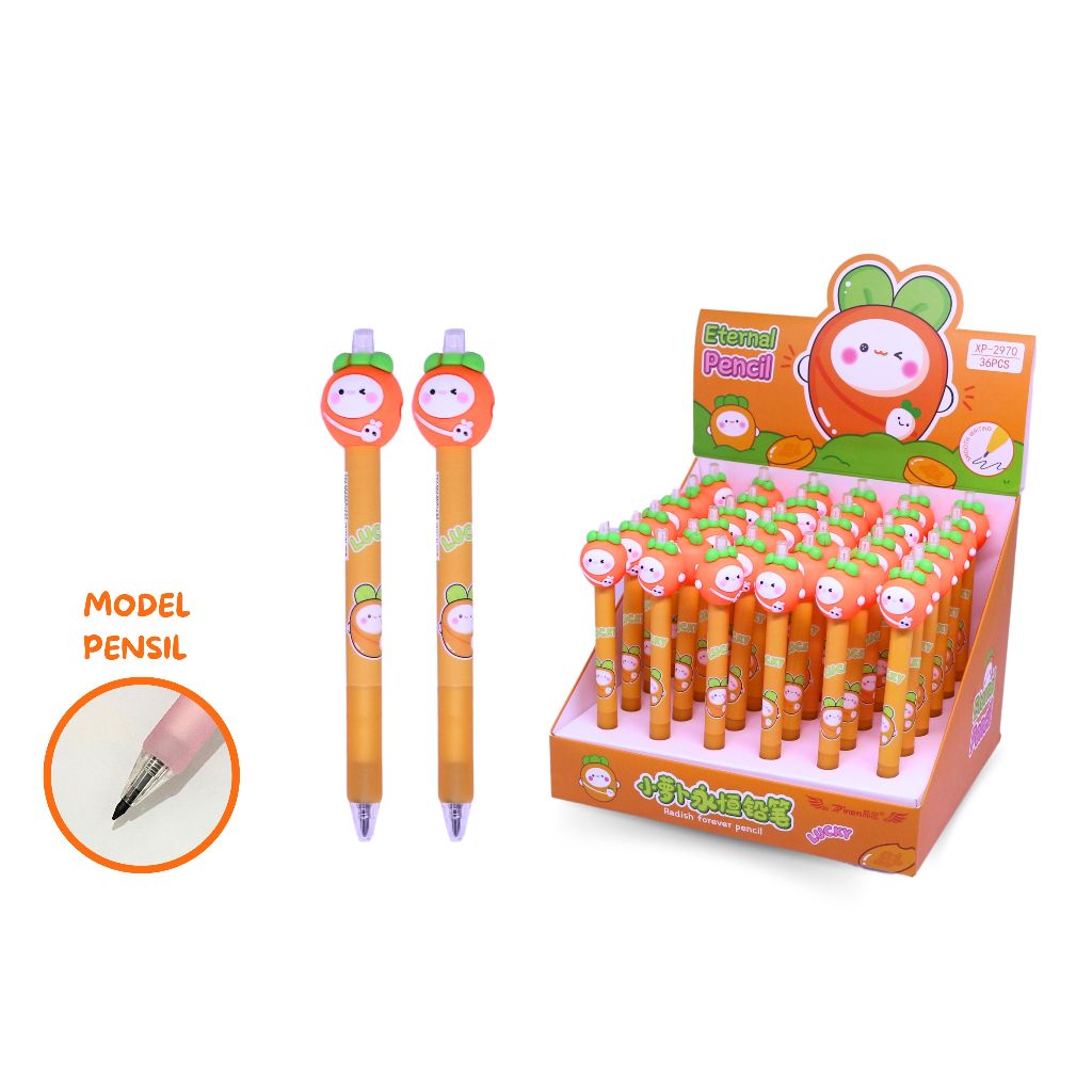 

pensil lucu bentuk wortel