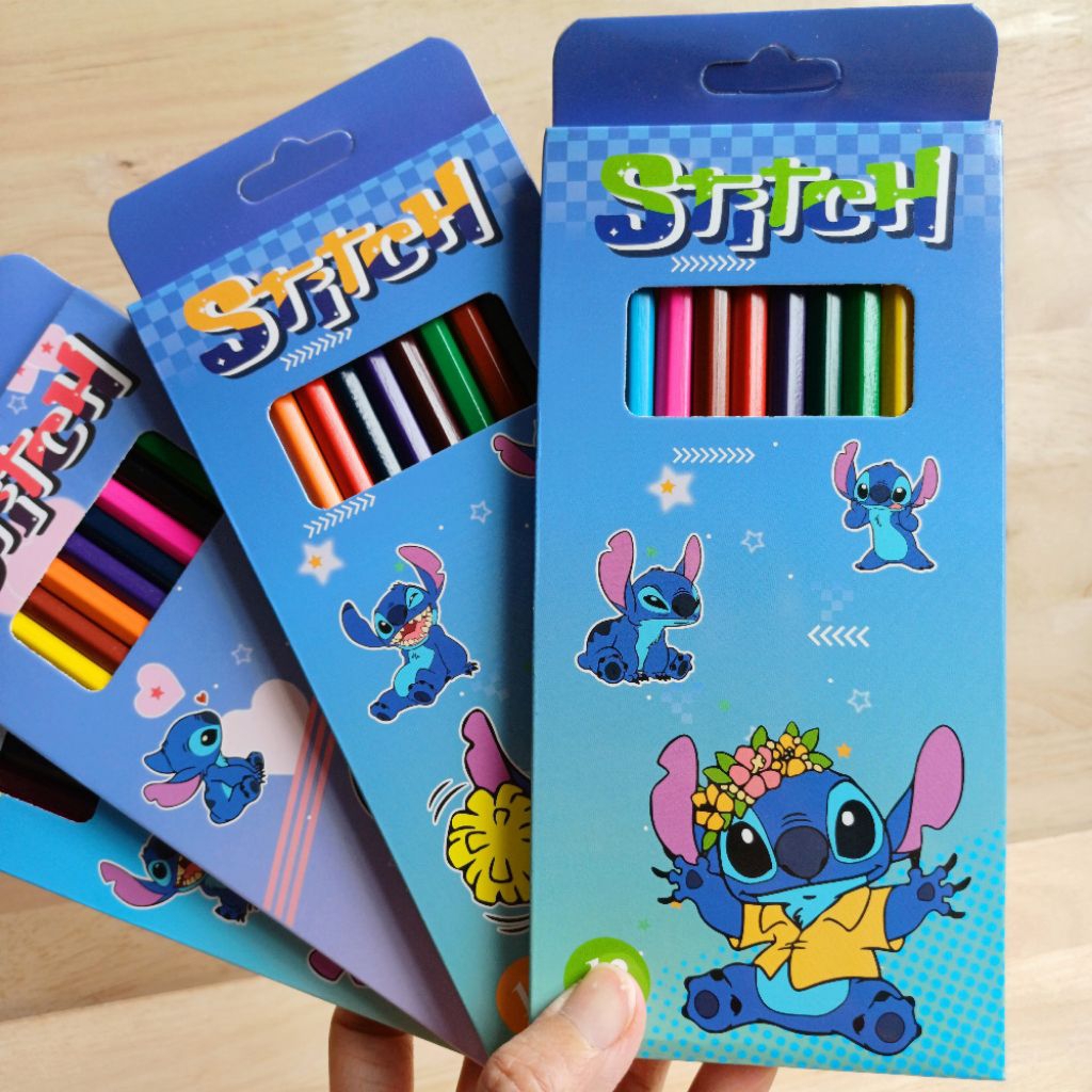 

Pensil warna 12 warna STITCH 3711
