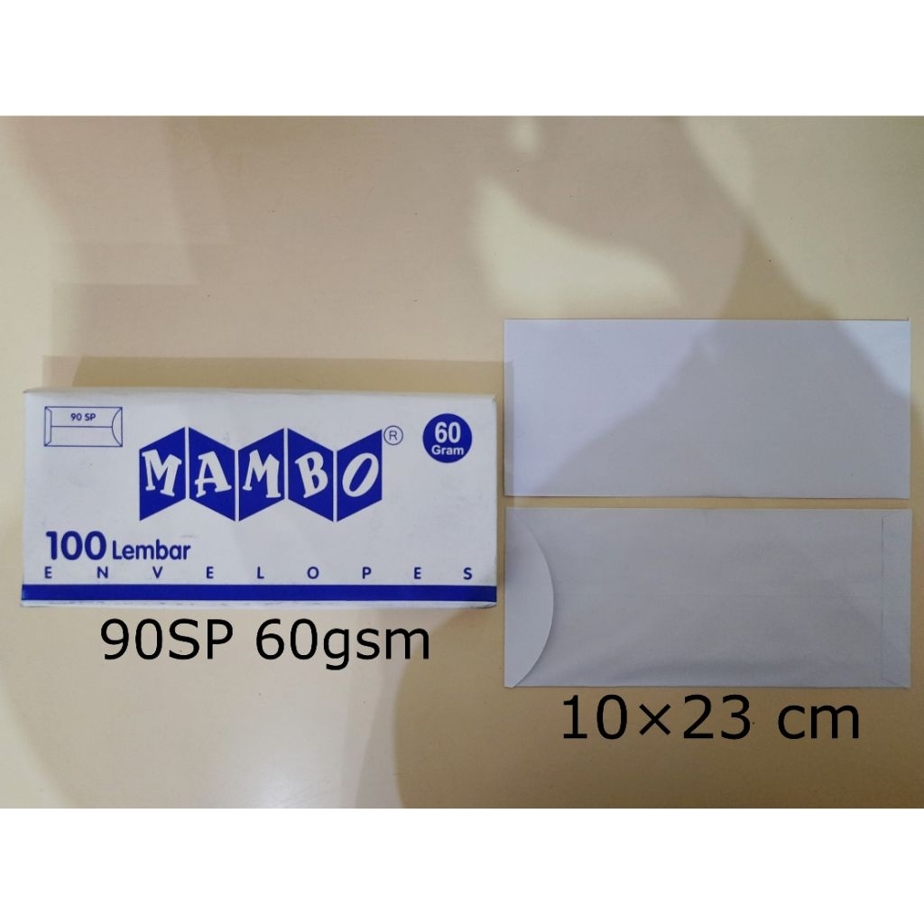 

[100 Lembar] Amplop Mambo Type 90SP 60gsm (Cek Deskripsi)