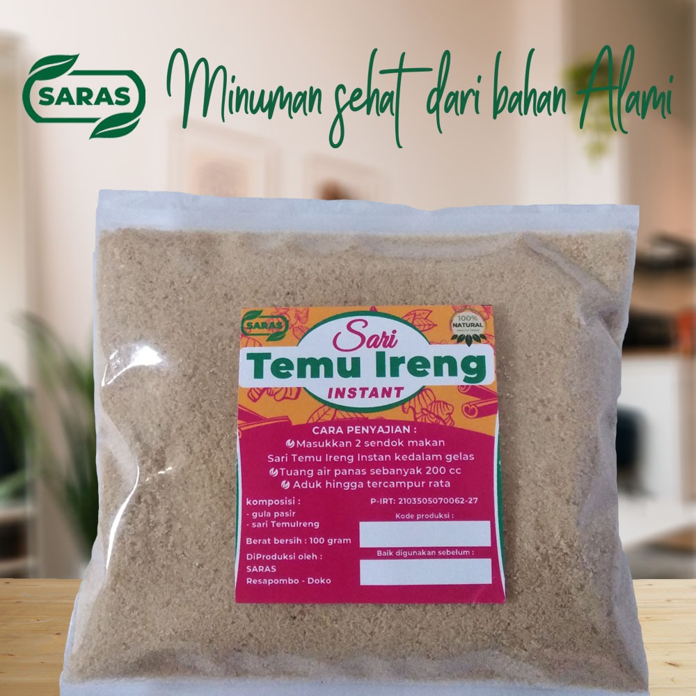 

Saras-sari temu ireng instan herbal kesehatan pencernaan nafsu makan kolesterol