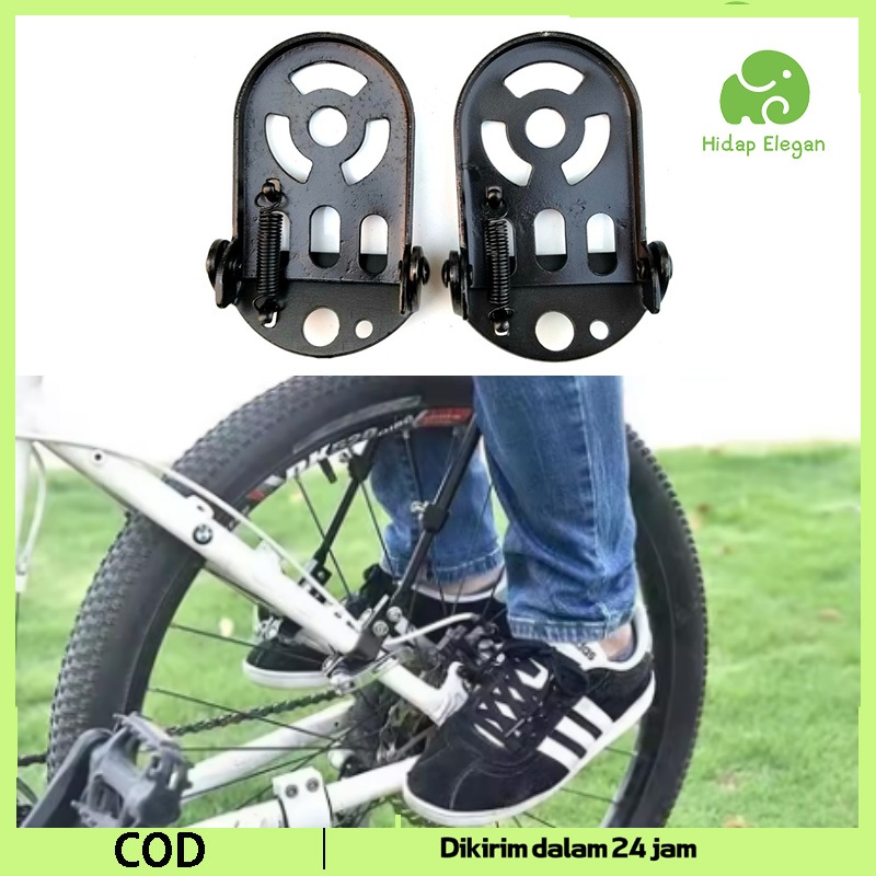1 Pasang Footstep Sepeda Jalu Pijakan Kaki Sepeda Pijakan Kaki Speda Pedal Boncengan Sepeda Belakang