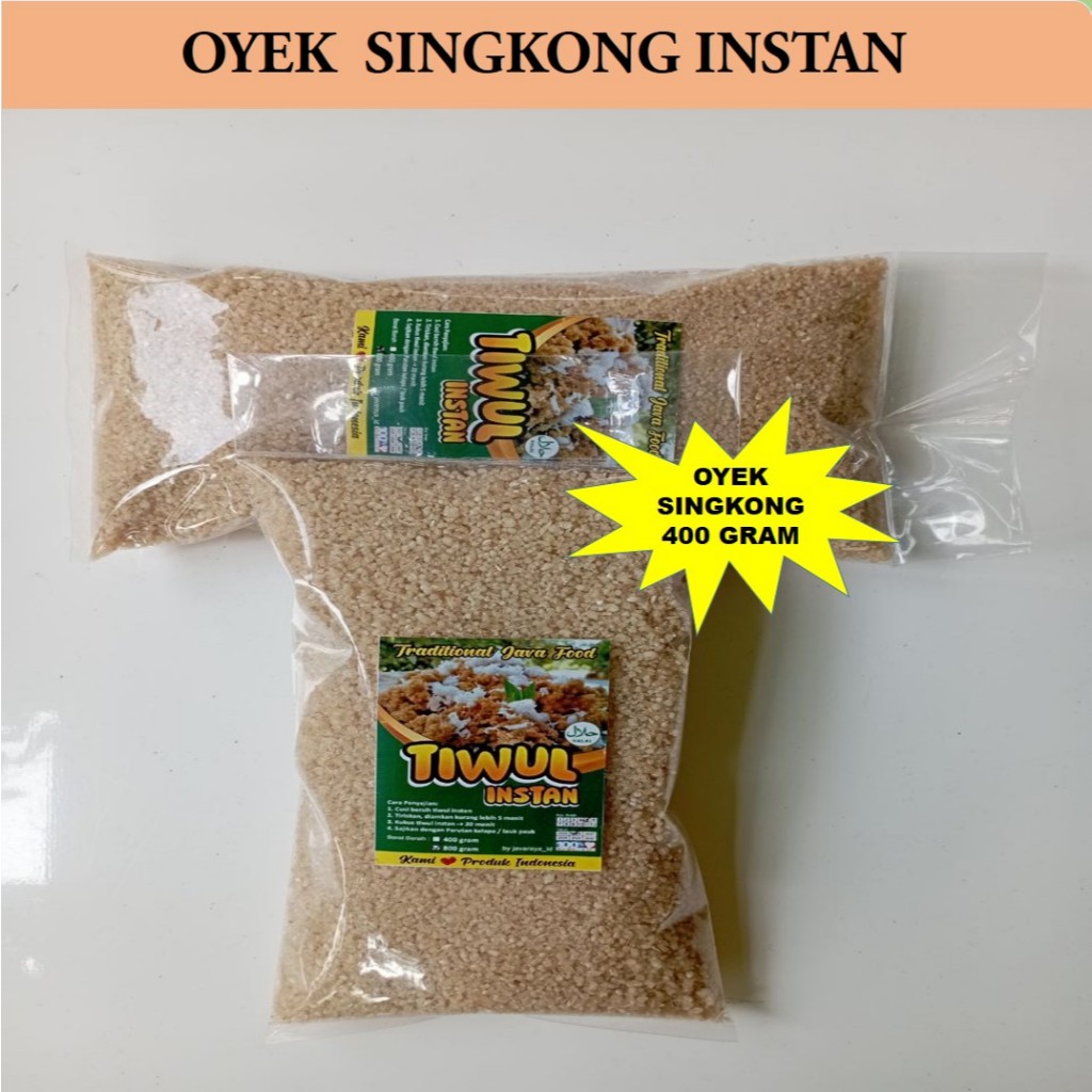 

Thiwul Instant 400 gram, Tiwul Instan Original
