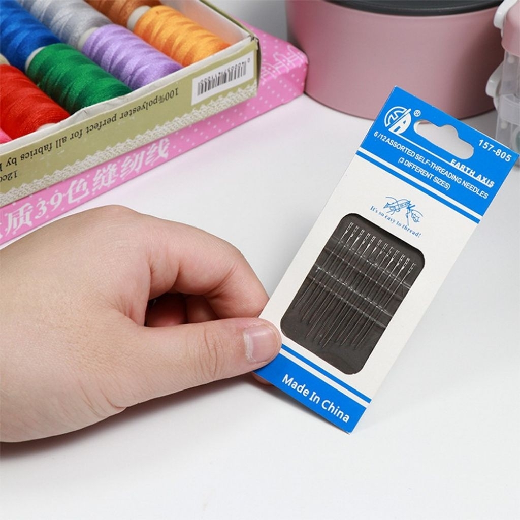 Jarum Jahit Magic Praktis 12pcs Jarum Tangan Jahit Jarum Sulam