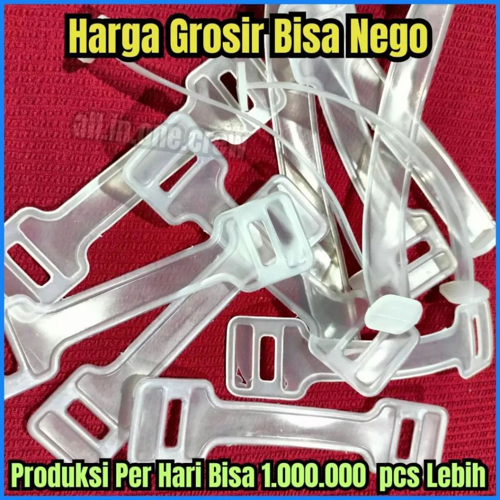 

1000 Pcs Pegangan Handle Gagang Kecil Kardus Plastik Bening Karton Box Eceran