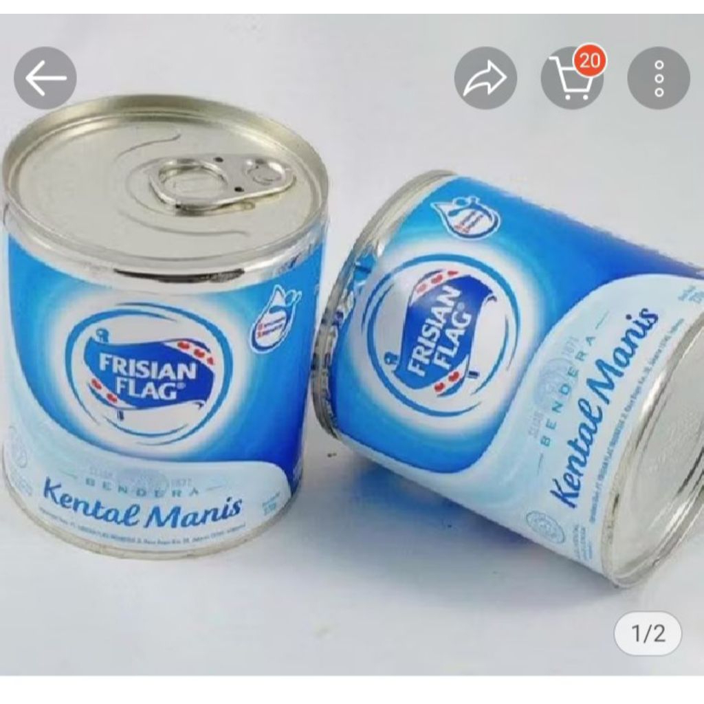 

Susu Frisian flag Kental manis