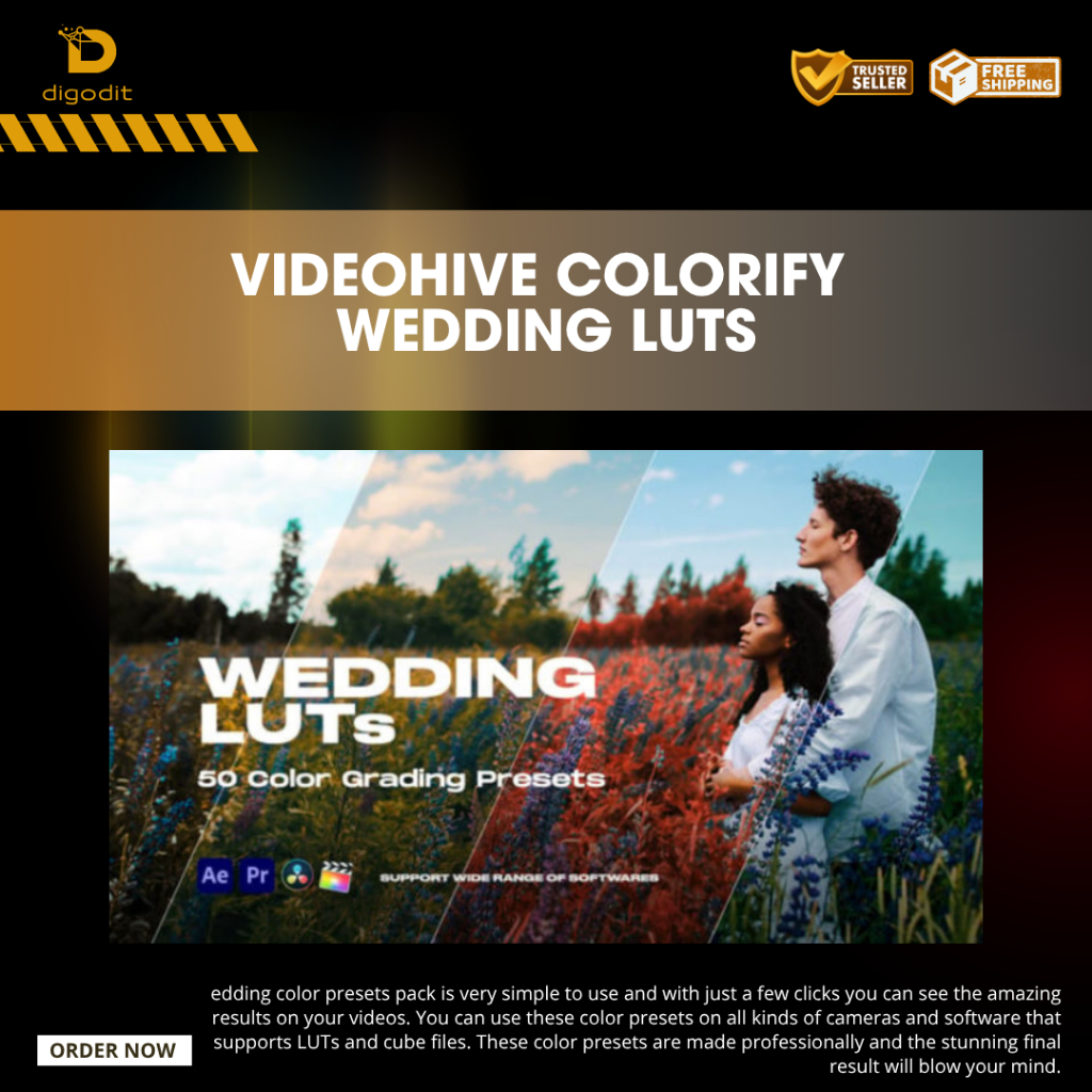 Videohive Colorify Wedding LUTs