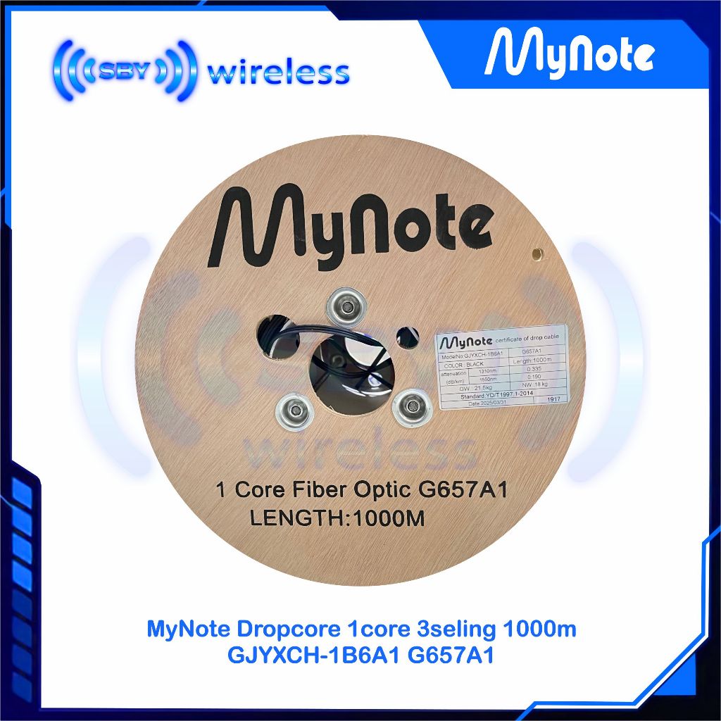 MyNote Dropcore 1core 3seling 1000m GJYXCH-1B6A1 G657A1  1 Core 3 Seling 1Km