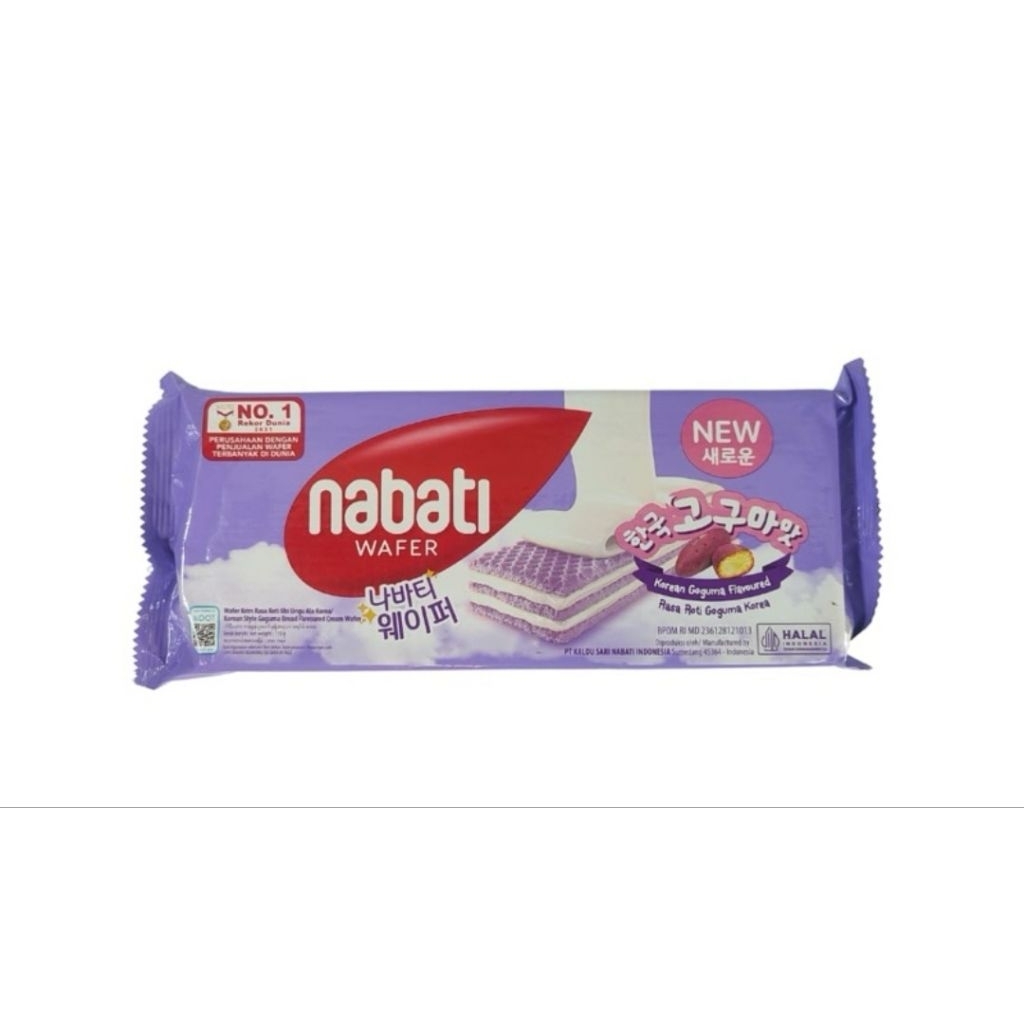 

Wafer Nabati Rasa Ubi Ungu Ala korea