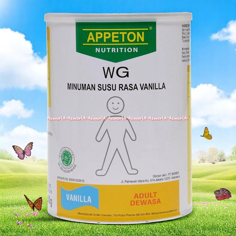 

Appeton Nutrion WG Rasa Vanilla 450gr Susu untuk Menambah Berat Badan BB Apeton Putih Fanila
