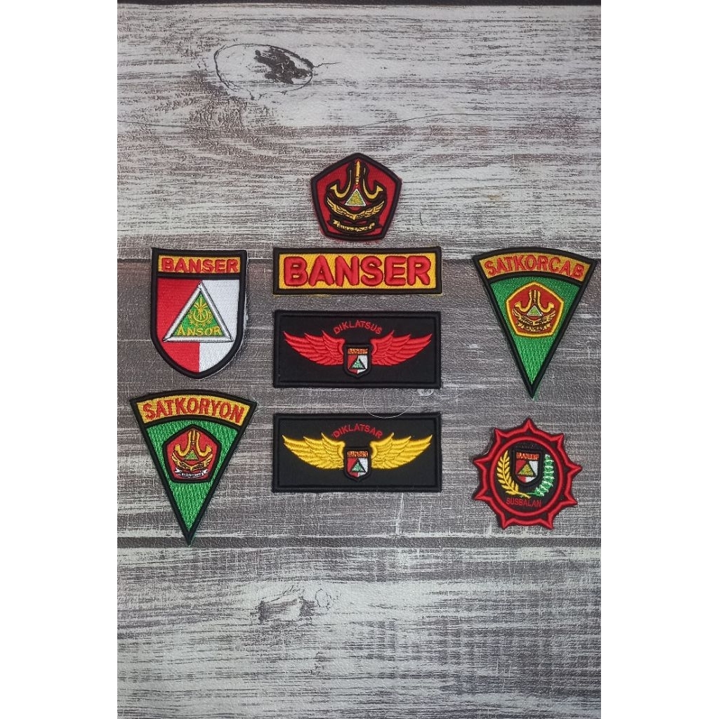 Bet Bordir Banser Timbul/Atribut Bet Banser Timbul