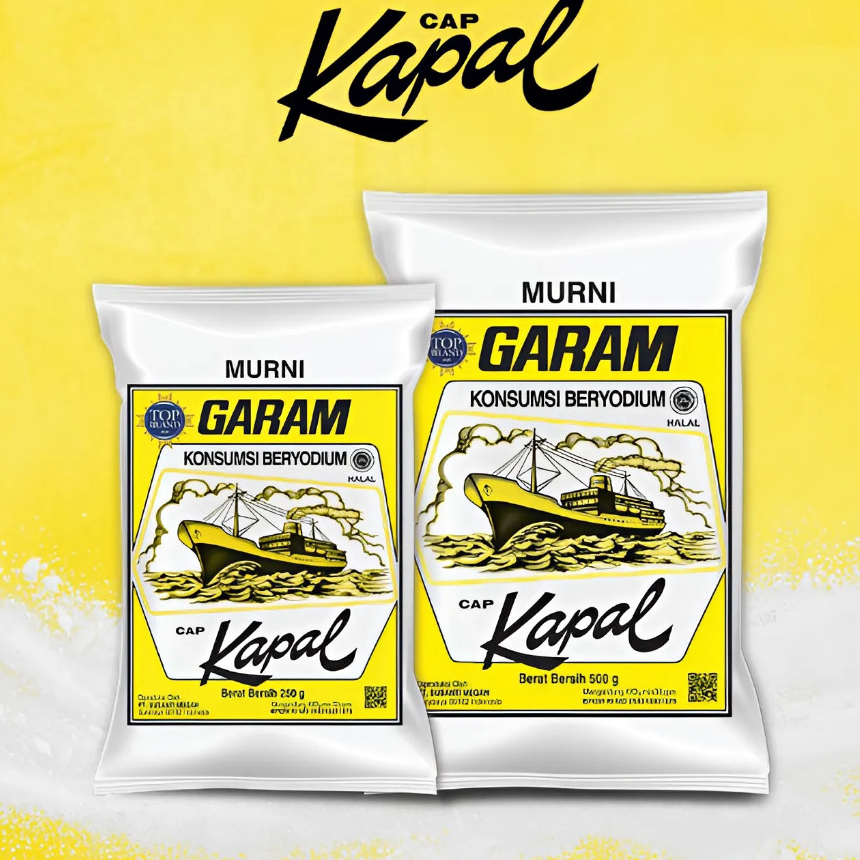 

Garam Murni Cap Kapal - Uyah Dapur Cap Kapal 250gr - 500gr