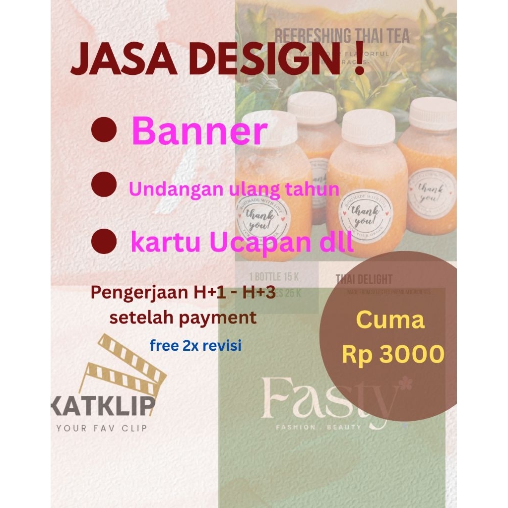 JASA DESIGN MURAH BANNER UNDANGAN DLL