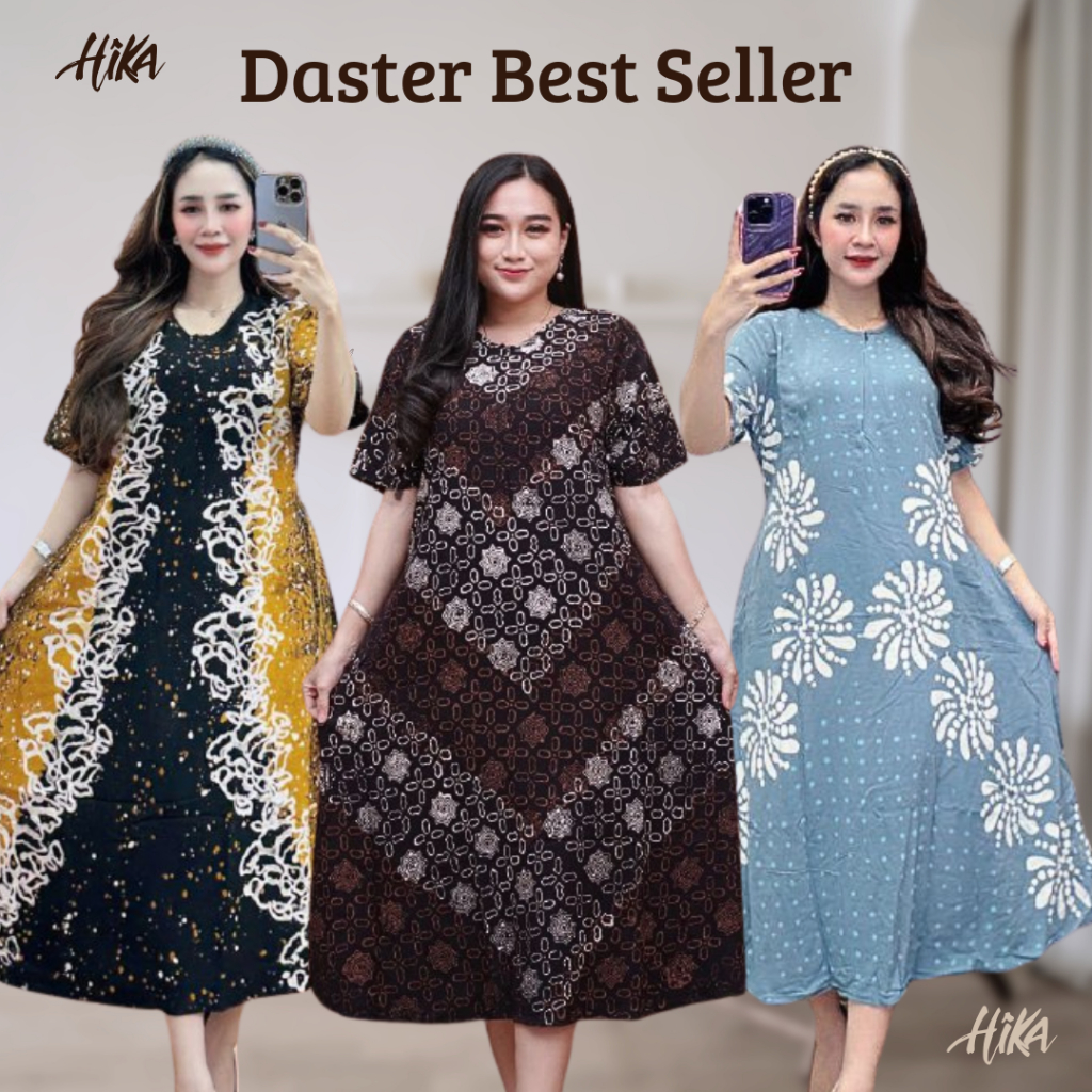 Daster Kekinian Terbaru Batik Pekalongan Asli Terlaris Busui Remaja Rayon Premium LD 110