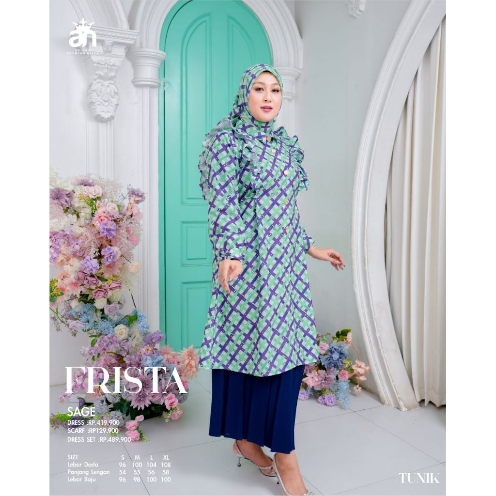 Arinna Frista Series  by Arinna hijab | Gamis Wanita | Gamis terbaru  | Wolfis premium