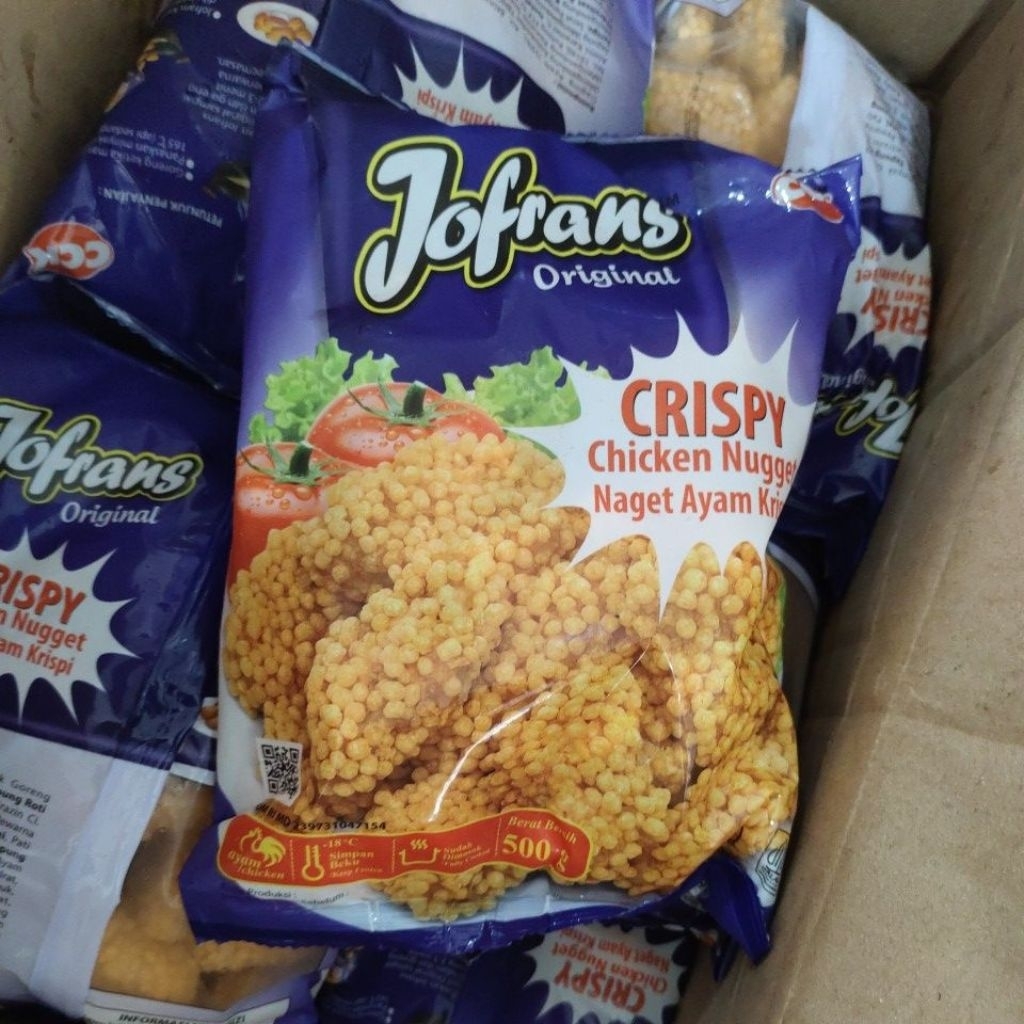 

Jofran crispy nuget 500gr frozen