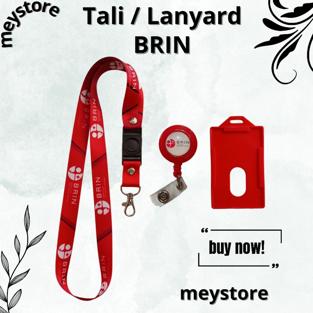 

READY Tali Gantungan / Lanyard BRIN [Badan Riset dan Inovasi Nasional] STOCK MELIMPAH Termurahhh!!!