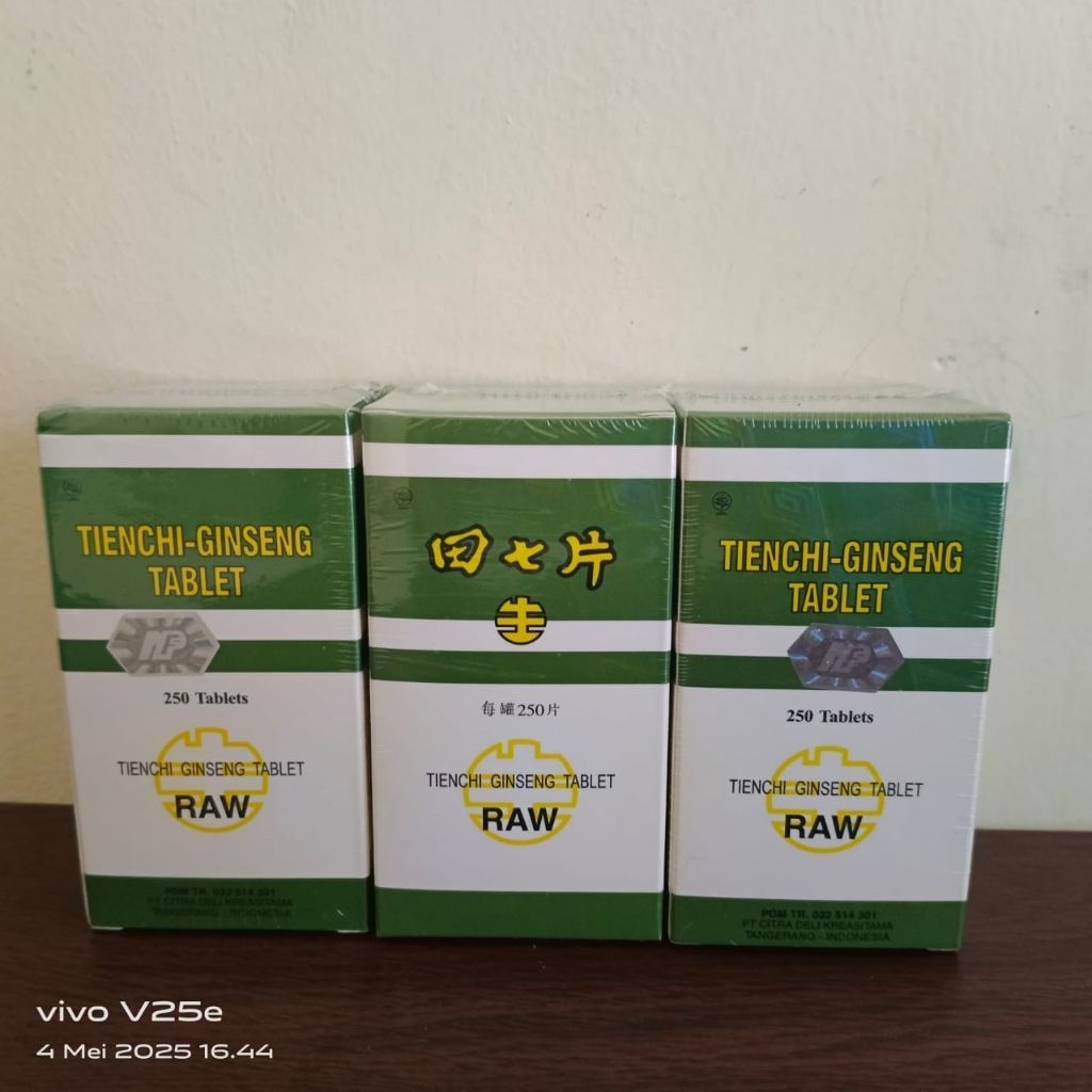 Nan Feng Tienchi Raw Herbal 250 Tablet Membantu Menurunkan Kolesterol , HARGA TERCANTUM UNTUK 1 BOTO