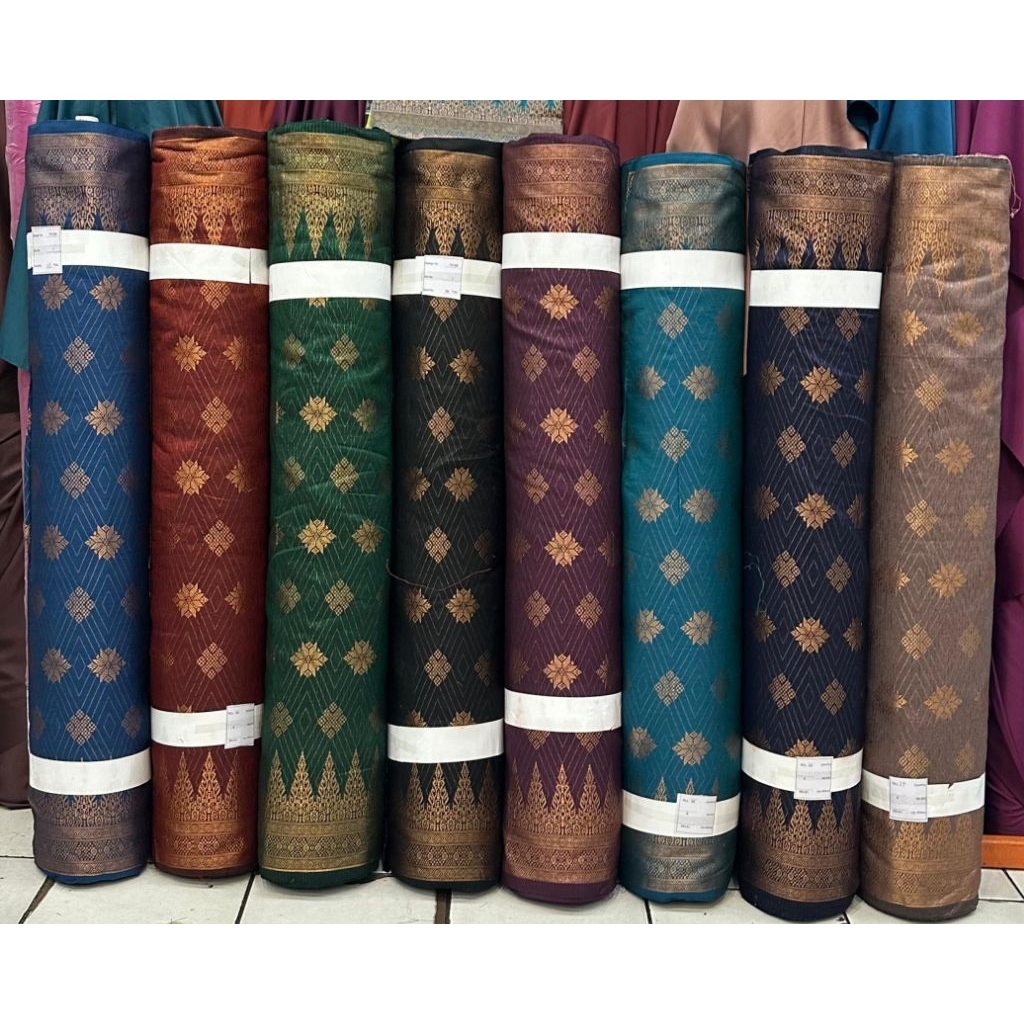 Gratong Bahan Songket Melayu / Songket Melayu Riau / Kain Songket Meteran