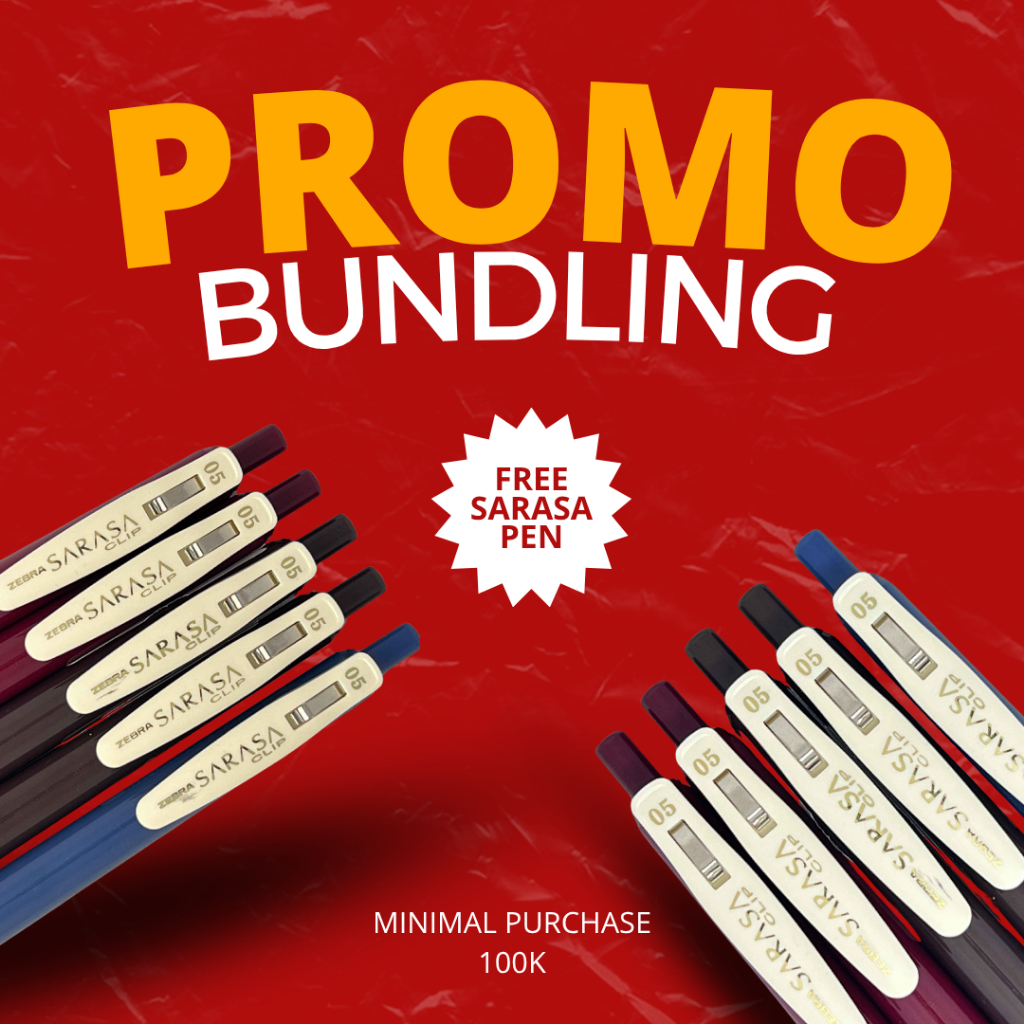 

Zebra Sarasapen Promo Bundle Minimal Purchase 100K