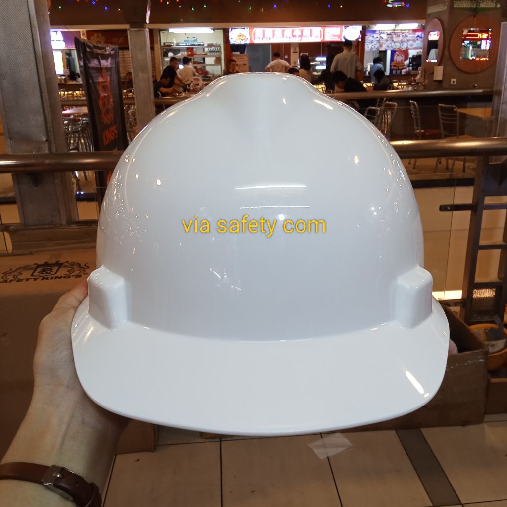 Helm Safety MSA V-Gard Fastrack Original USA - Helm Safety Proyek 100% Original MSA