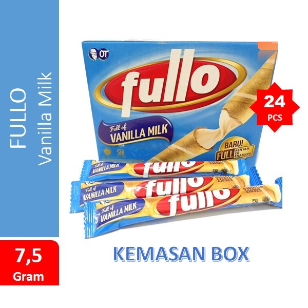 

FULLO WAFER STICK VANILLA PCK 7.5/7g