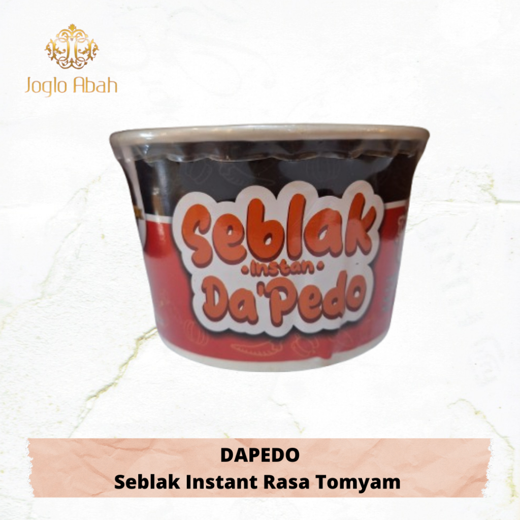 

Dapedo - Seblak Instant Cup Rasa Tomyam - Joglo Abah