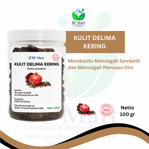 

BY KIMIA & HERBAL - Kulit Delima Kering Tanpa Campuran / Herbal Mencegah Sembelit