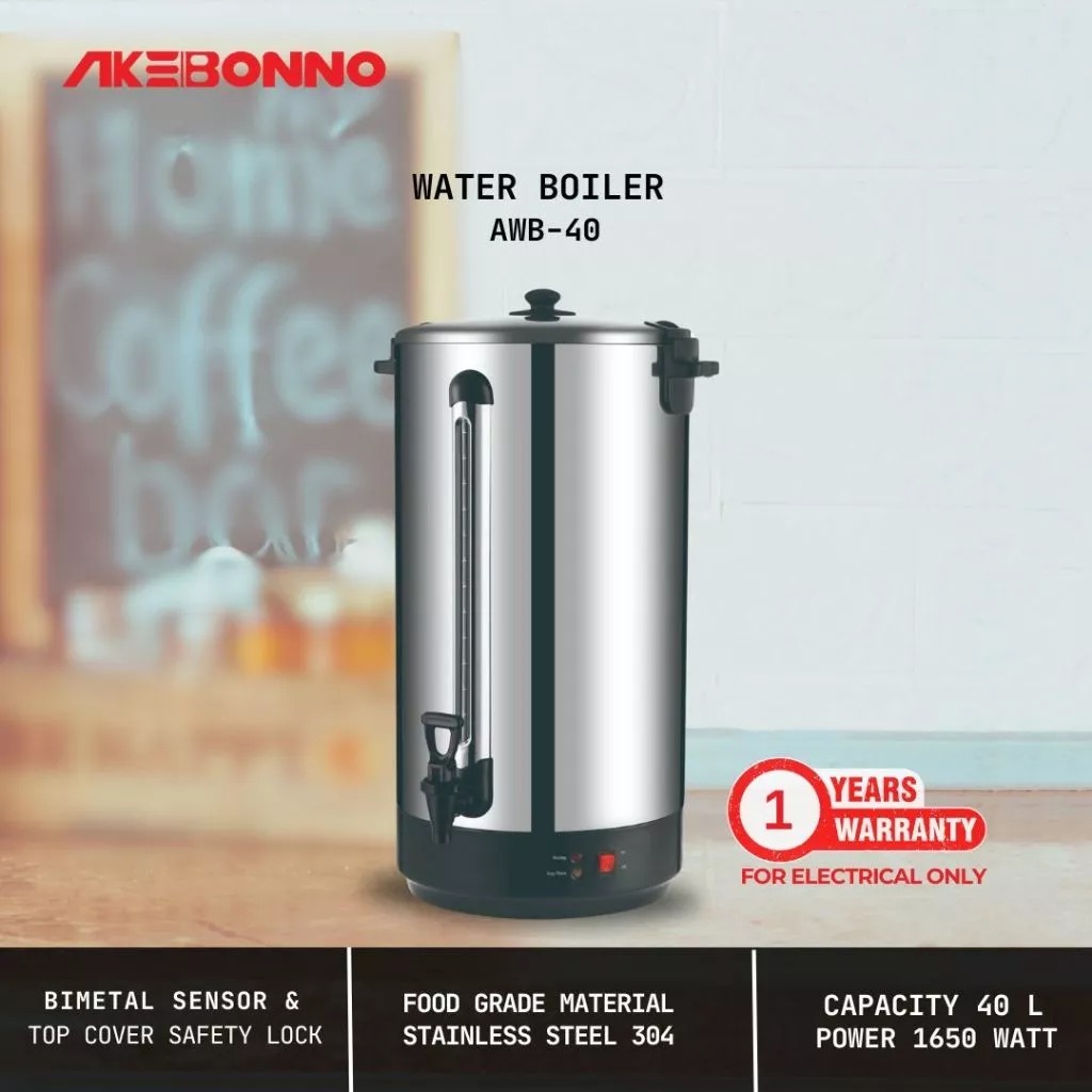 AKEBONNO Pemanas Air Listrik / Water Boiler Electric Stainless 304