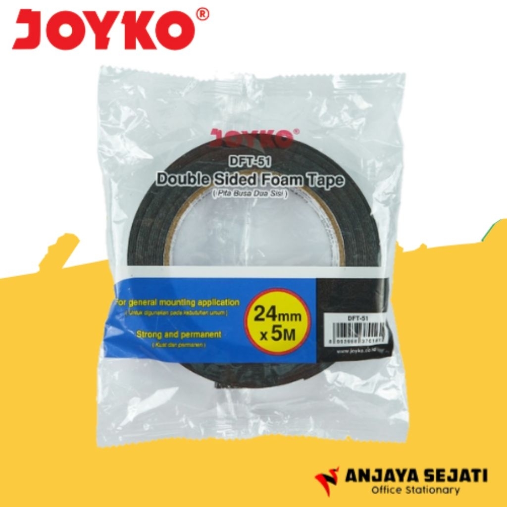 Double Sided Foam Tape Joyko DFT-51 | Pita Busa Dua Sisi