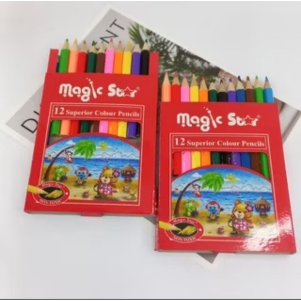 

(ISI 12PCS)PENSIL ANAK ANAKWARNA RANDOM UK PANJANG 11CM