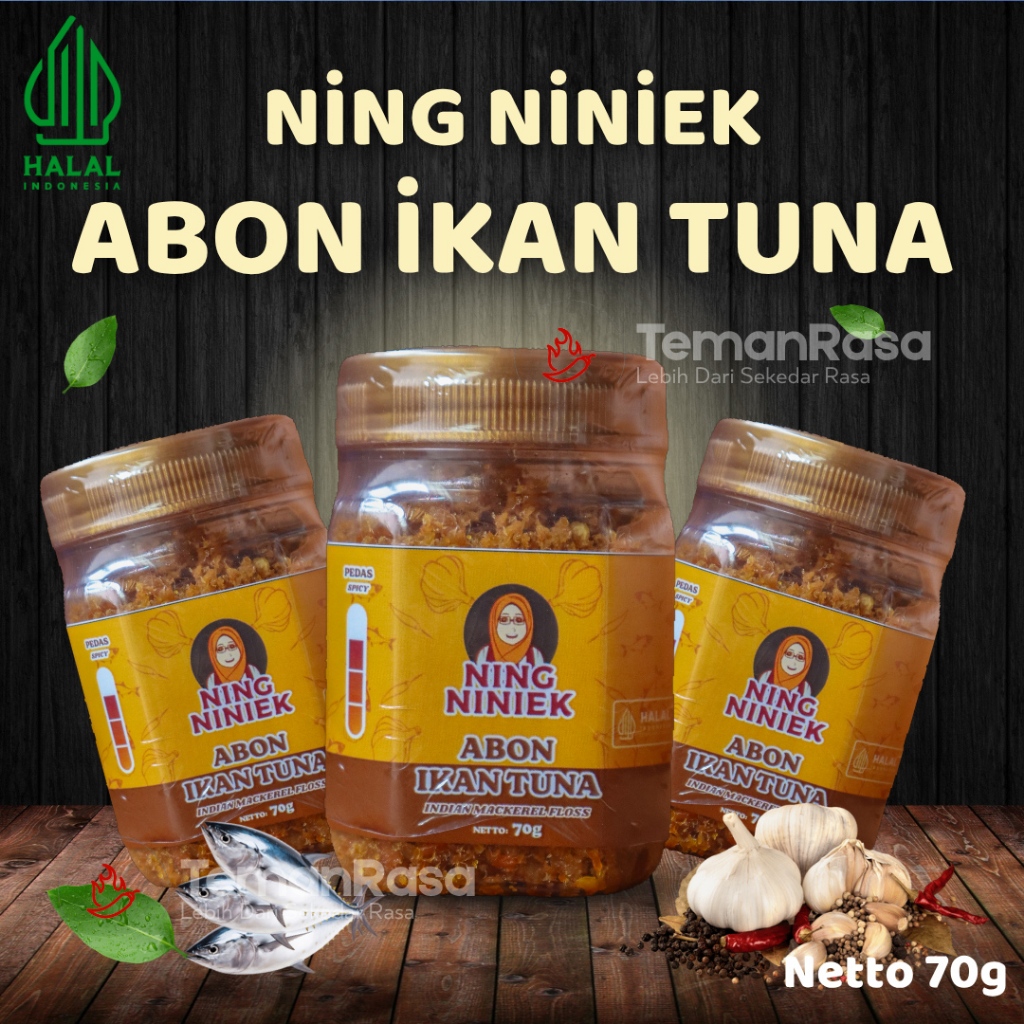 

Ning Niniek Abon Ikan Tuna 70gr - Sambal Abon Siap Saji Original Asli Surabaya