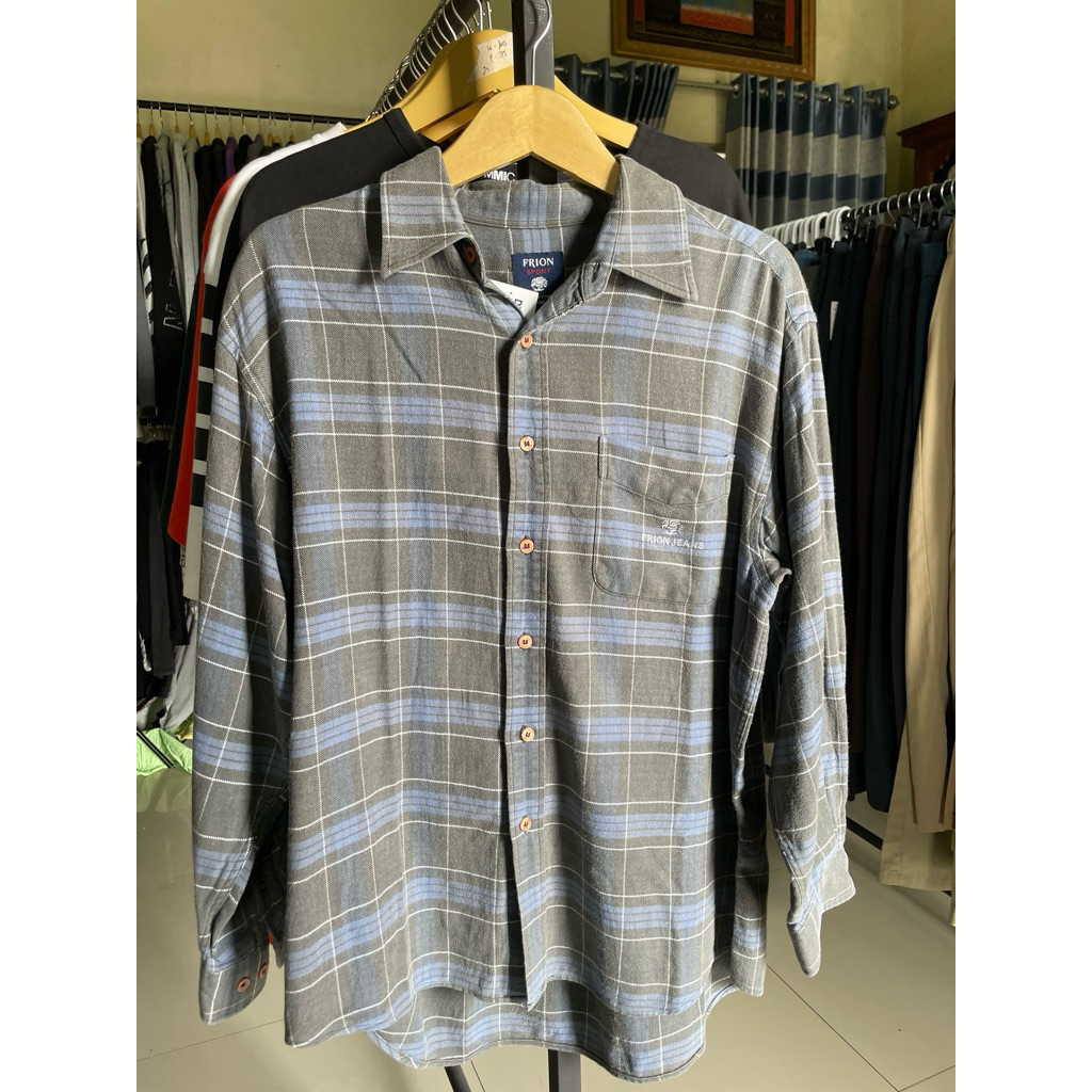 kemeja flanel second brand original