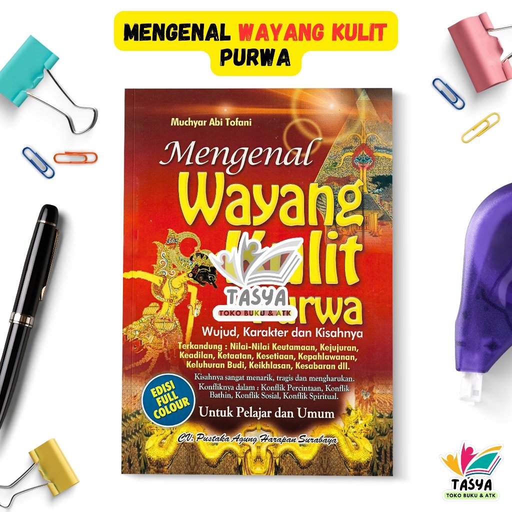 (PAH) Buku Mengenal Wayang Kulit Purwa (Wujud, Karakter dan Kisahnya)