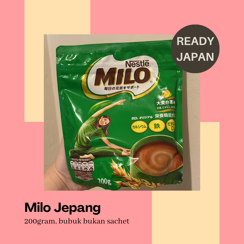 

Milo Jepang | 200gram (isi bubuk) | READY FROM JAPAN