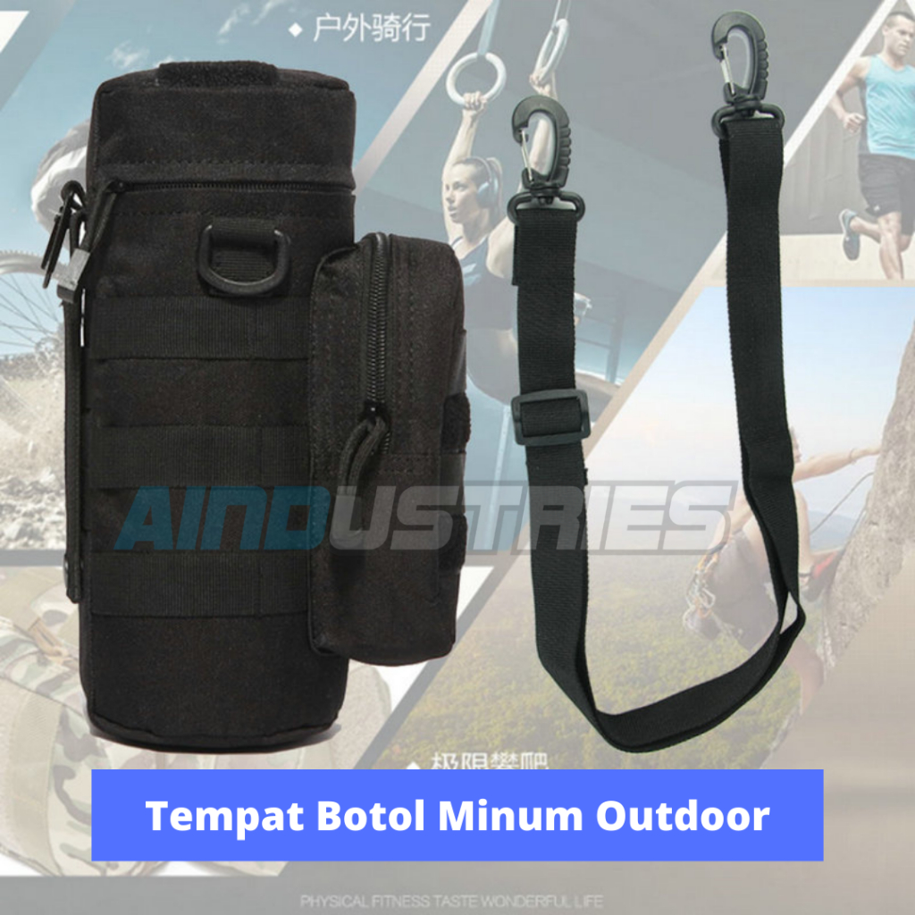 Tas Tactical Pria - Pouch Kuat & Tahan Lama tas slempang cowoktas taktikal pria Tas Botol Minum Sepe