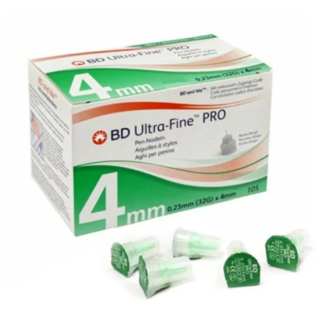 BD - Jarum Insulin Pen Needle BD ULTRA FINE PRO 32G x 4mm "PCS" / Pen Needle HIJAU