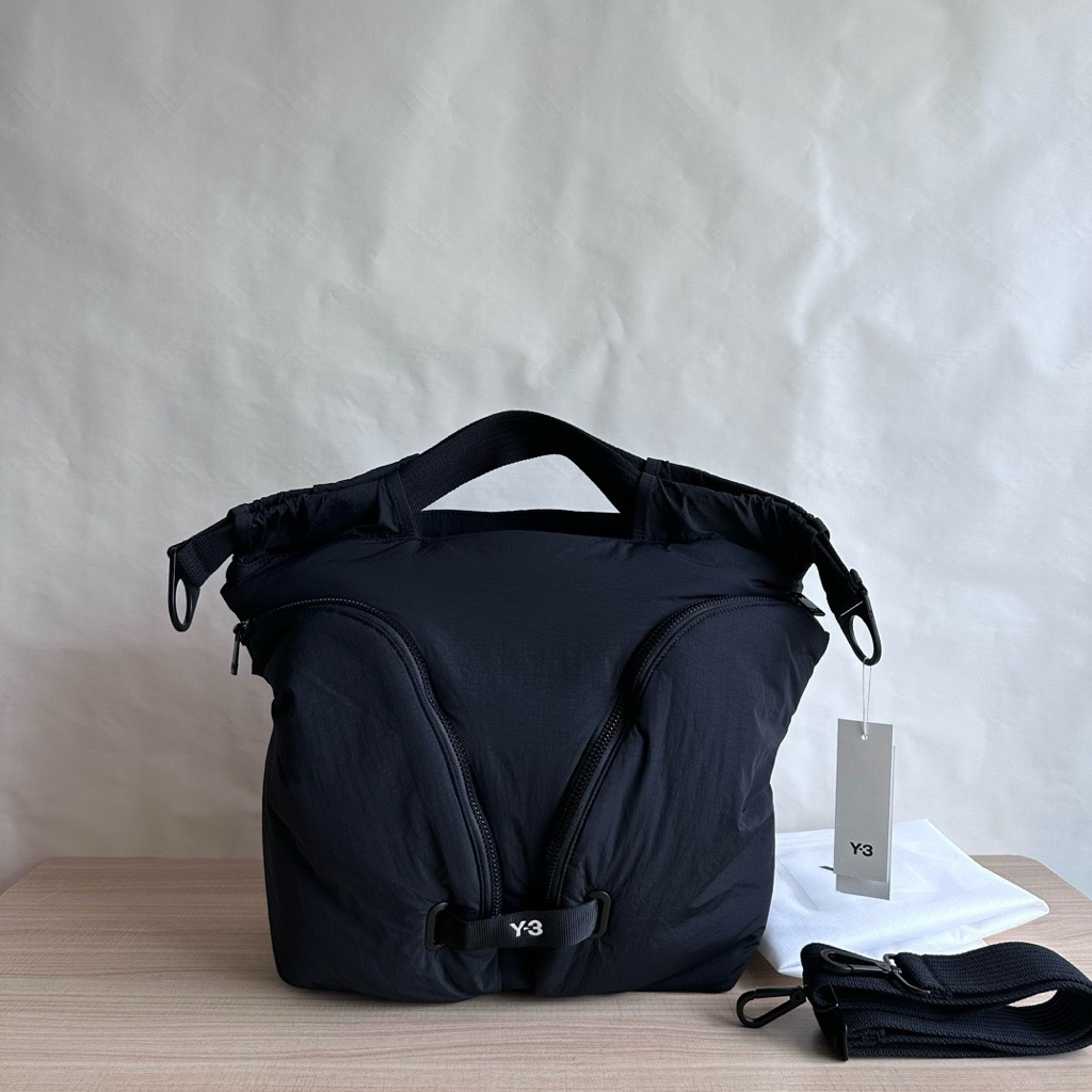 [Original] Y-3 Yohji Yamamoto New black multi-pocket tote