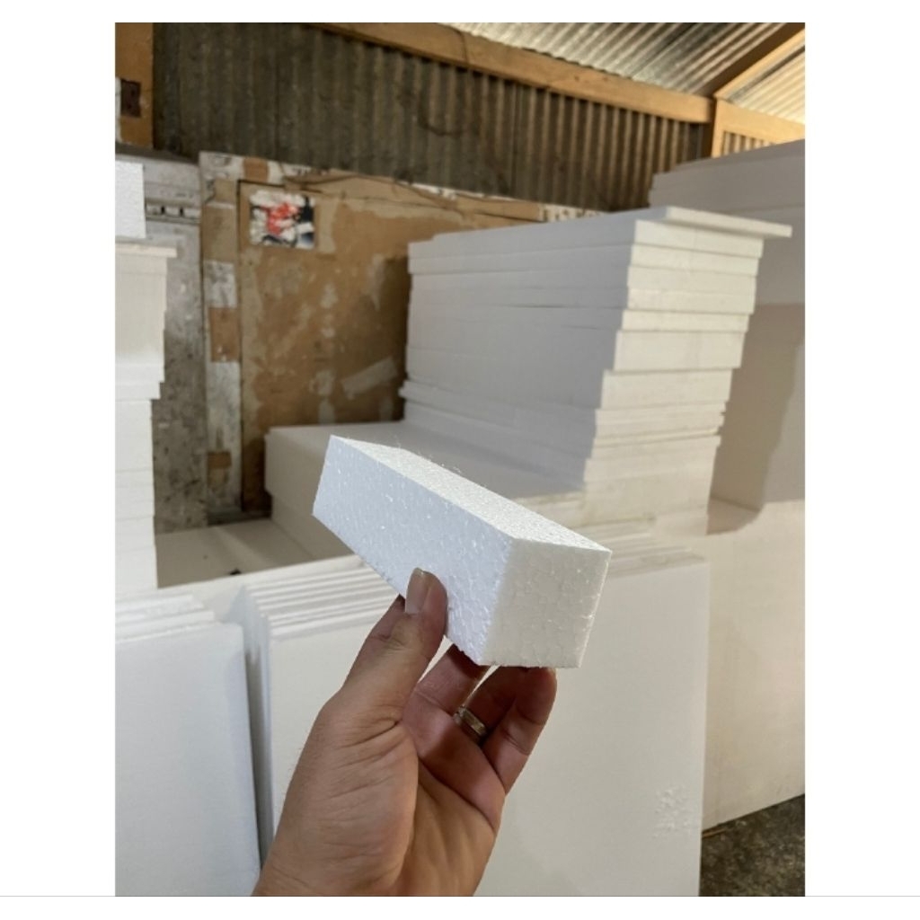 

D (D9) PAPAN STEROFORM GABUS LEMBARAN TEBAL 5 CM UKURAN 20 X 5 X 5 CM