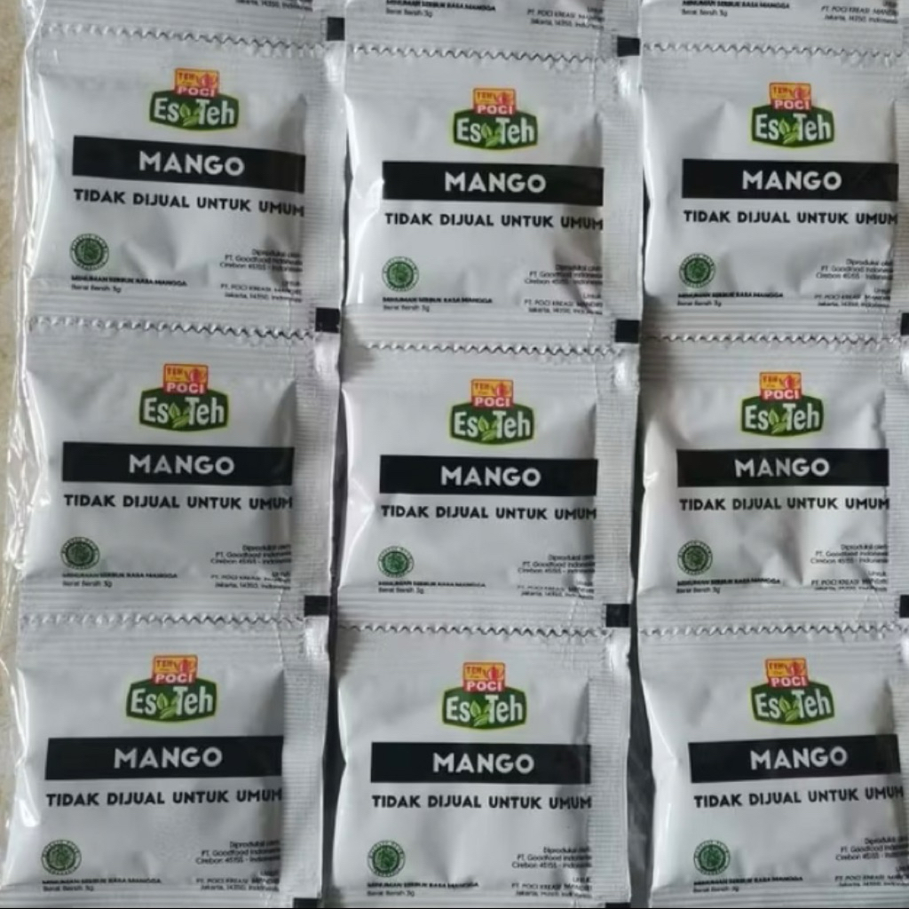 

Cahayadstore Serbuk Rasa Teh Poci ( 10 Sachet ) Mangga, Apel, Blaccurant, Leci, Lemon, Orange,