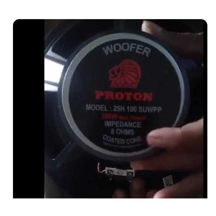 RF5159 speaker cannon can non canon pro 10 inch 10inch woofer wofer by PCM LTC GLODOK