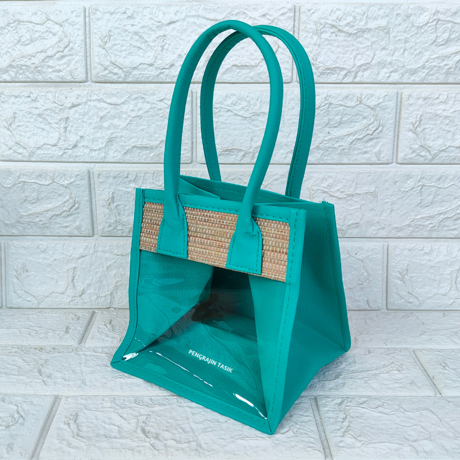 

Tas Parcel Mendong Isi 2 Toples (Hijau Tosca) Keranjang Hampers Mika Hari Raya